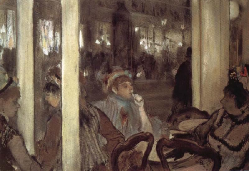 Edgar Degas Women in open air cafe France oil painting art